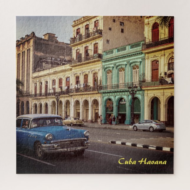 Puzzle Cuba Havana Vintage Classic Car Cityscape (Vertical)