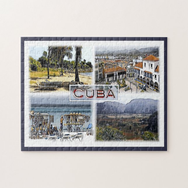 Puzzle Cuba - Mosaïque - (Horizontal)