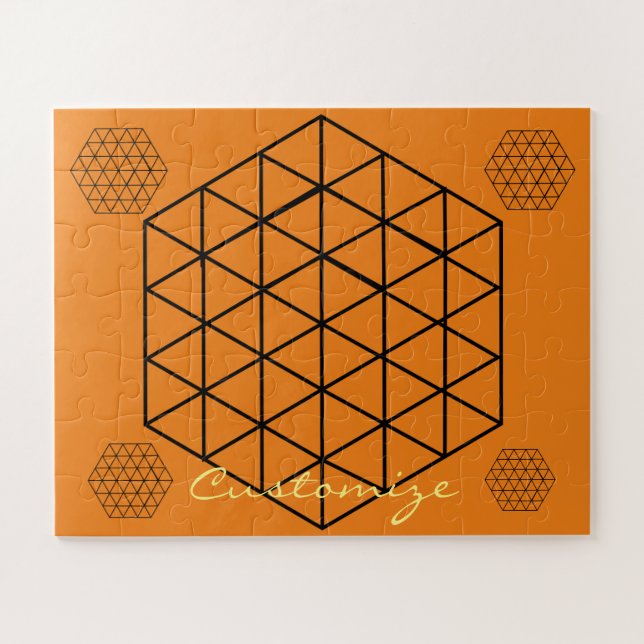 Puzzle Cube 3D géométrique Thunder_Cove (Horizontal)