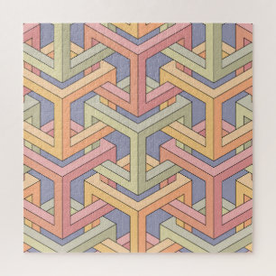 Puzzle Cubes 3D, Motif d'illusion optique.