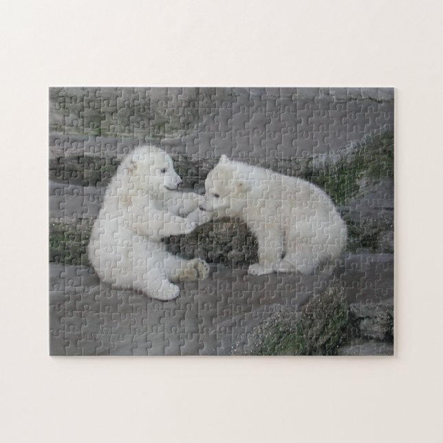 Puzzle Cubes d'ours polaires (Horizontal)