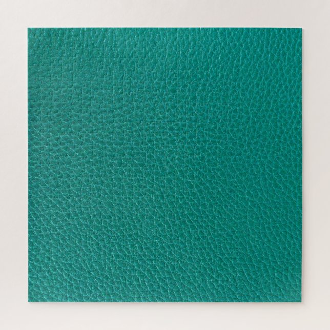 Puzzle Cuir Aquamarine : Texture de serpent à la mode. (Vertical)