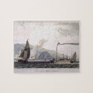 Puzzle Cuisez le bateau à la vapeur sur le Clyde près d