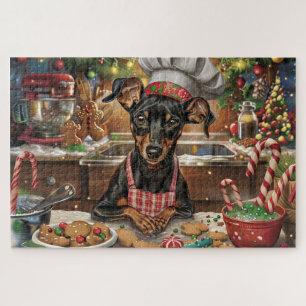 Puzzle Cuisine de vacances allemande Pinscher : Noël fest