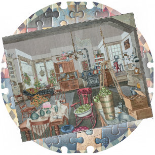 PUZZLE - Cuisine et salle à manger semi-rurales