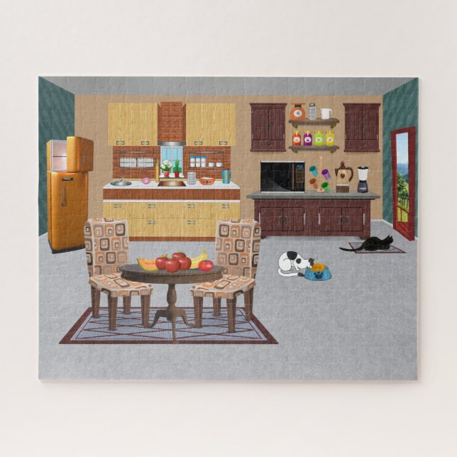 Puzzle Cuisine Féline-fique (Horizontal)