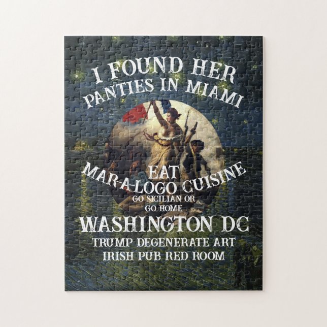 Puzzle Culotte Trump Miami Église Catholique Blanche (Vertical)