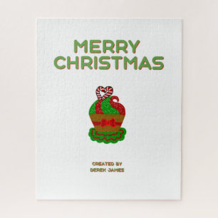 Puzzle Cupcake de Noël (40,64 cm x 50,8 cm)