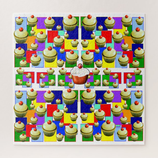 Puzzle Cupcakes (Vertical)