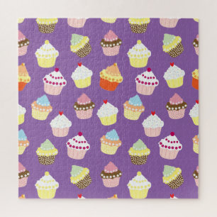 Puzzle Cupcakes Delicious Decorated Birthday