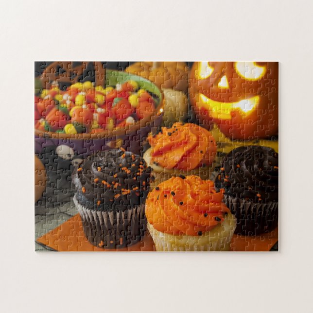 Puzzle Cupcakes d'Halloween (Horizontal)