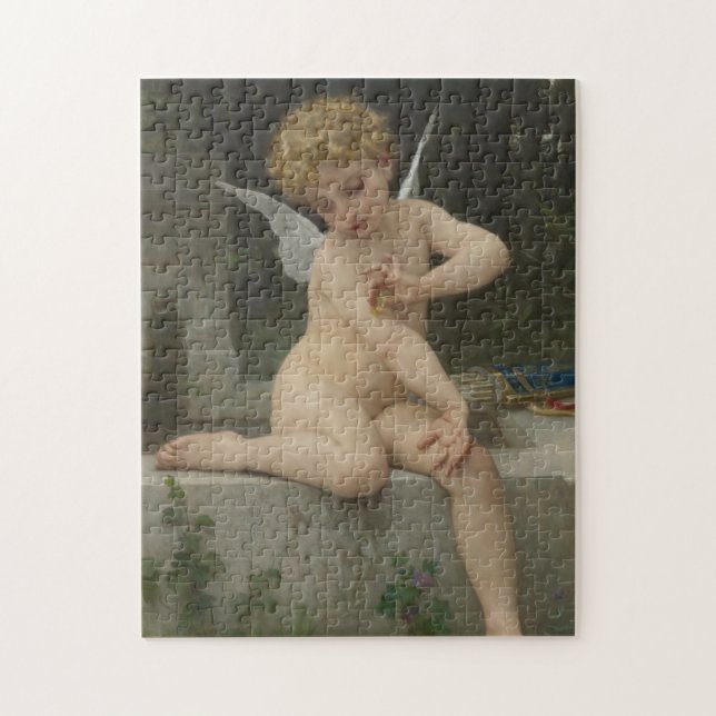 Puzzle Cupidon au papillon (par Bouguereau) (Vertical)