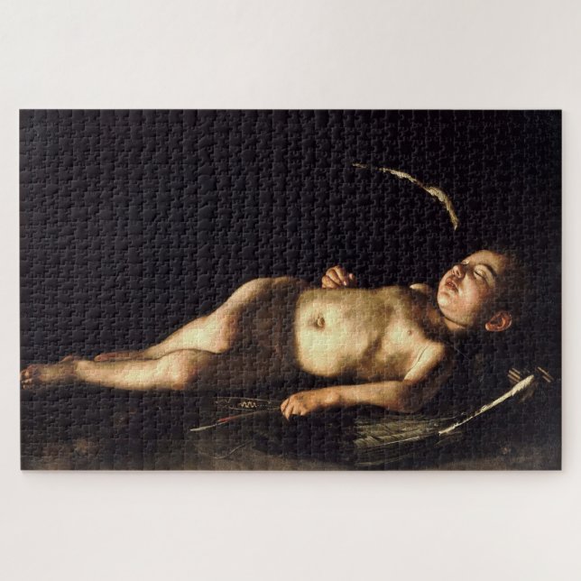 Puzzle Cupidon dormant (1608) par Caravaggio (Horizontal)