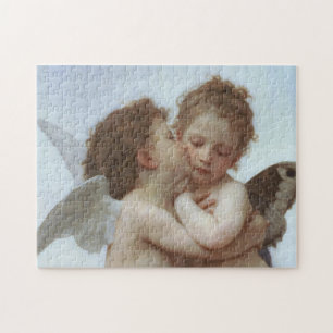 Puzzle Cupidon et psyché comme enfants