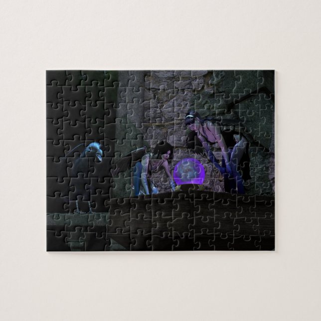 Puzzle Curieux Crow Féeries (Horizontal)