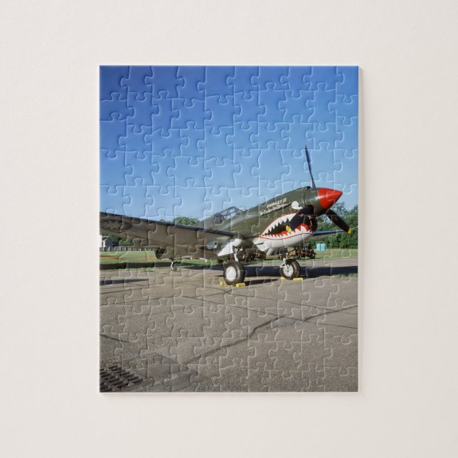 Puzzle Curtiss P-40 Warhawk, au Minnesota CAF Air Show (Vertical)