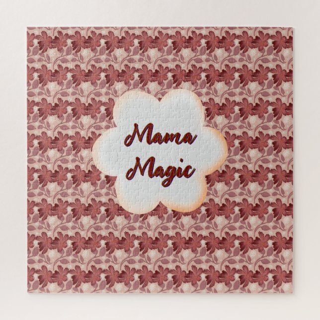 Puzzle Custom and personalized mother's day floral gift (Vertical)