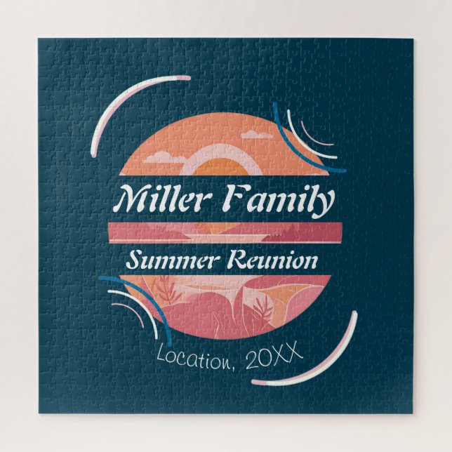 Puzzle Custom Family Reunion Lake (Vertical)