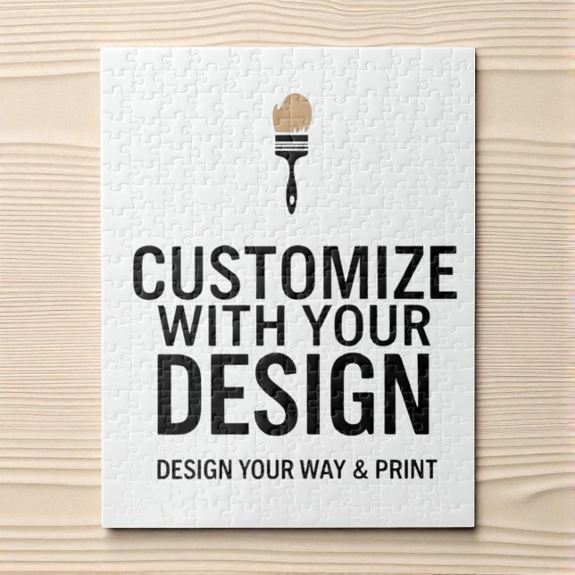 Puzzle Custom Minimalist Personalized Company Branded  (Créateur téléchargé)