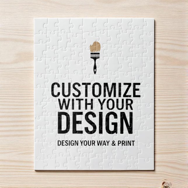 Puzzle Custom Minimalist Personalized Company Branded  (Créateur téléchargé)