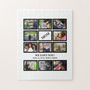 Puzzle Custom Modern Mom Mothers Day 11 Photo Collage
