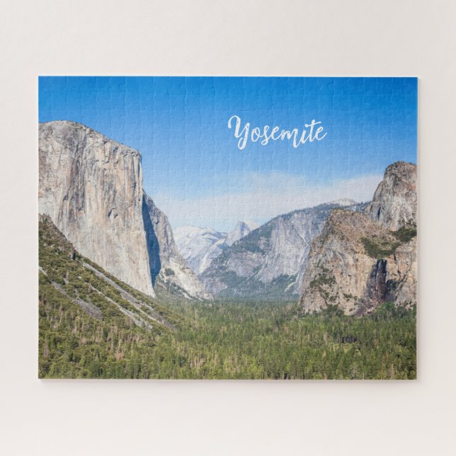 Puzzle Custom Nature Green Valley Yosemite (Horizontal)