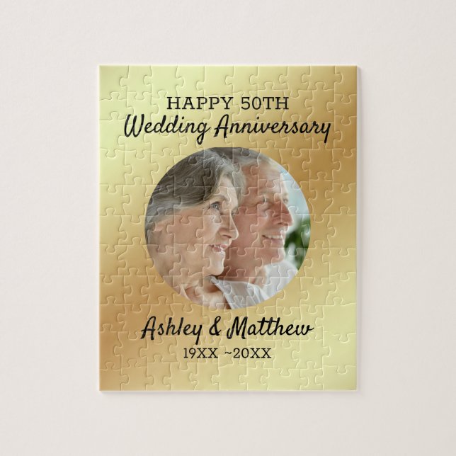 Puzzle Custom Photo Anniversary  (Vertical)