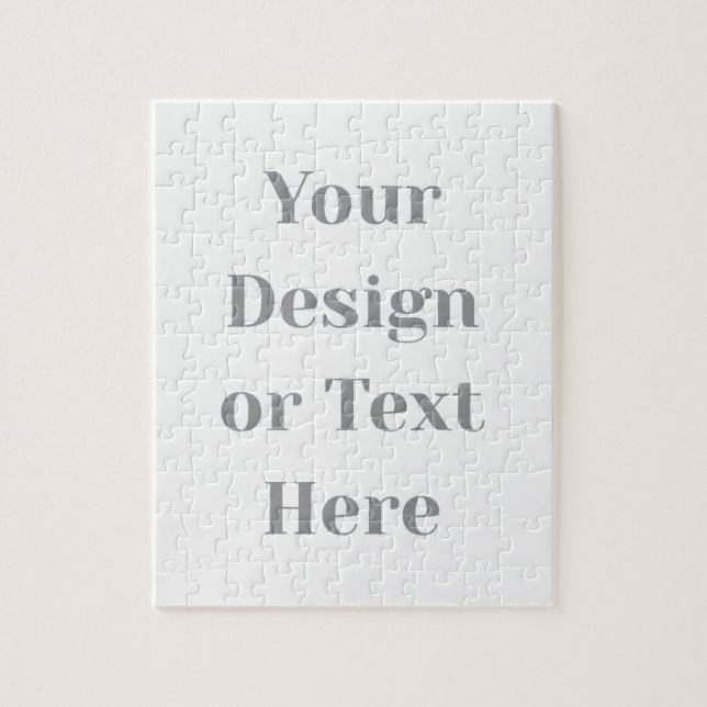 Puzzle Customizable Your Design or Text Here Personalized (Vertical)