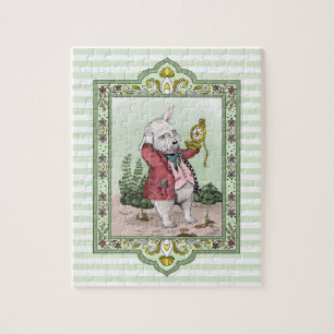 Puzzle Cute Alice au pays des merveilles Art du lapin bla