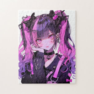 Puzzle Cute Anime Goth Girl