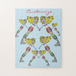 Puzzle Cute Blonde Mermaid Thunder_Cove