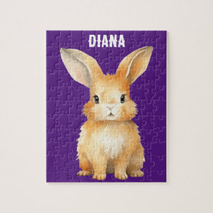 Puzzle Cute Bunny Personnalisé