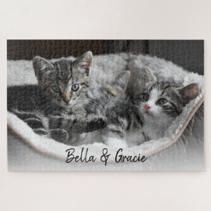 Puzzle Cute Cats Animaux de compagnie Photo personnalisée