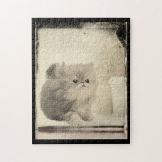 Puzzle Cute Chaton Perse look Vintage