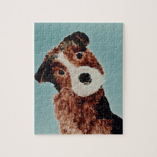 Puzzle Cute Chien Art Terrier (Vertical)