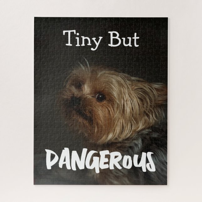 Puzzle Cute Customizable Personalized Terrier Dog Mom Pet (Vertical)