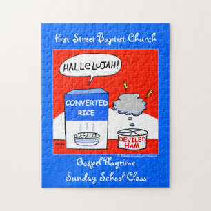 Puzzle Cute Evangélique Christian Cartoon Church Cuisine
