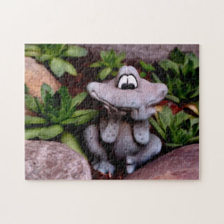 Puzzle Cute Flower Garden Grenouille Photo Peinture