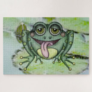 Puzzle Cute Frog