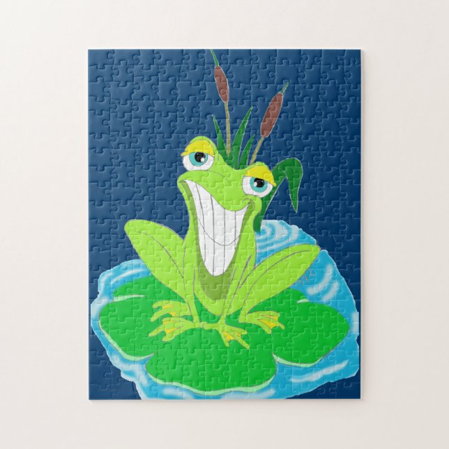 Puzzle Cute Frog (Vertical)