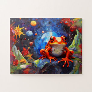Puzzle Cute Funny Little Frog Collection