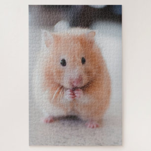 Puzzle Cute Hamster Love Animals