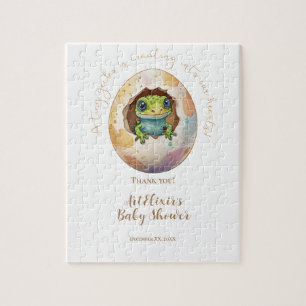 Puzzle Cute Kawaii Gecko Lizard Baby shower d'oeufs