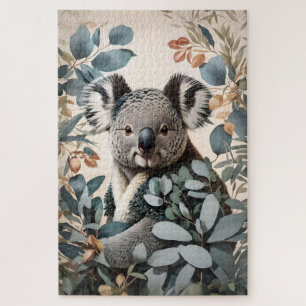 Puzzle Cute Koala Eucalyptus Feuilles