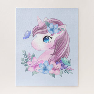 Puzzle Cute & Magique Baby Unicorne avec gros yeux