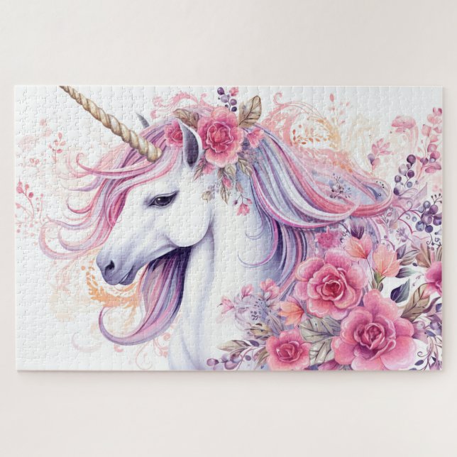 Puzzle Cute Magique Unicorne (Horizontal)