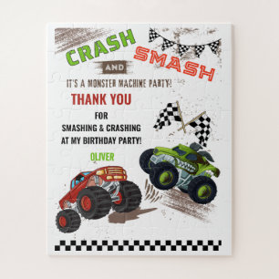 Puzzle Cute Monster Machine Camion Enfant Cadeau Annivers