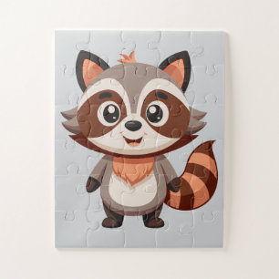Puzzle Cute Racoon
