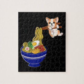 Puzzle Cute Ramen Corgi Chien