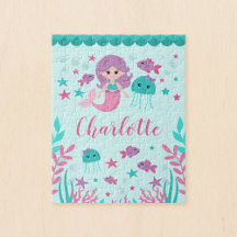 Cute Sirène Enfants Personnalisés